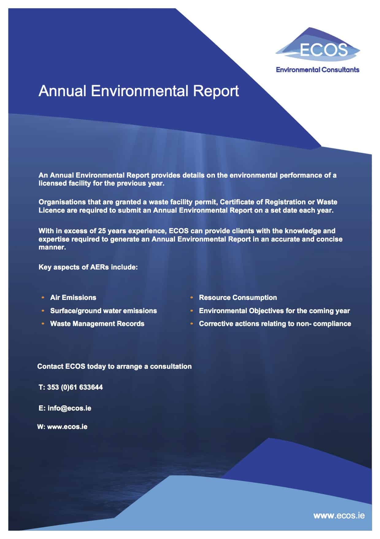 Annual Environmental Report 
