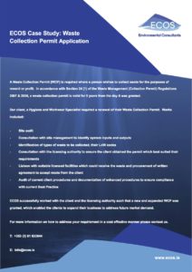 Waste Collection Permit Application