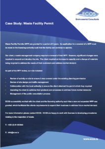 Waste Facility Permit
